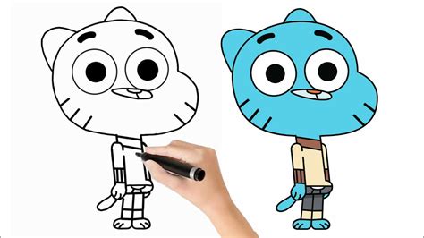 how to draw gumball characters|How to Draw The Amazing World of Gumball Step by Step